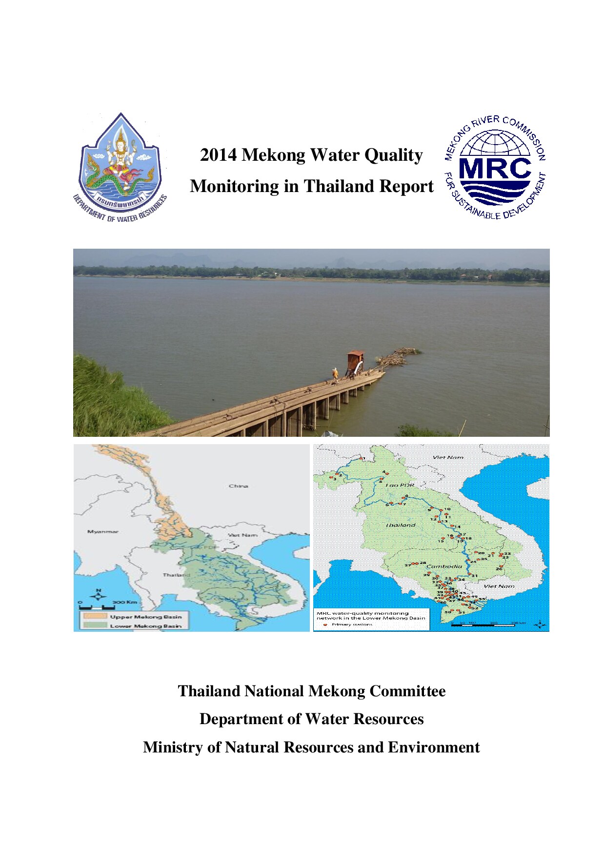 2014 Mekong Water Quality Monitoring in Thailand Report