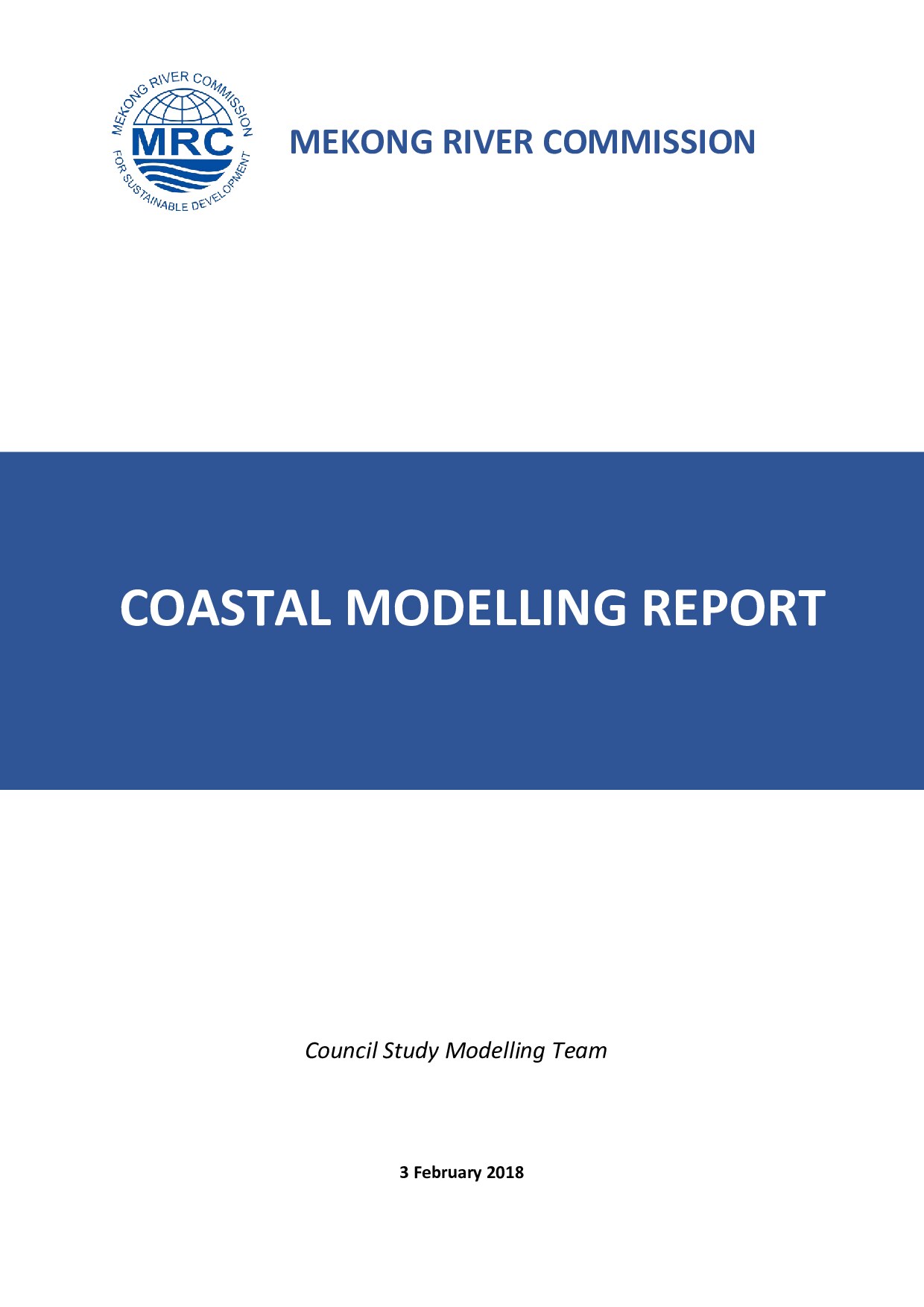 COASTAL MODELLING REPORT